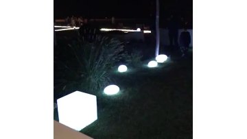 Remote ControlLED Cube Light RGBW Garden LED Furniture Outdoor IP66 Lawn Light Glowing Stool Light Holiday Party Wedding Event1