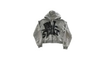 Custom Vintage Oversized Terry Men Acid Wash Distressed  Patch Up For Cut And Sew Zip Hoodie1