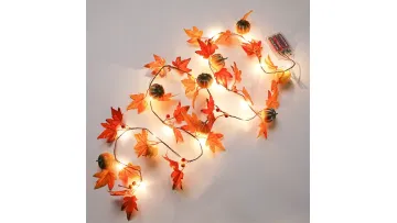 Cozy Warm Autumn Maple Leaf String Lights for Home Decor1