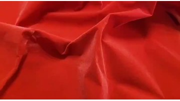 Red Flocking Fabric