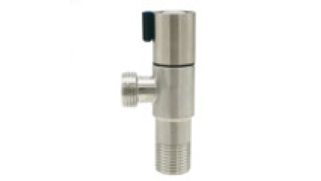 Wholesale Stainless Steel Chromed Brass Angle Valve Bathroom Brushed Nickel Water Stop Valve1