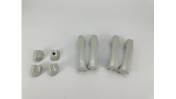 Toyota Land Cruiser white door handle