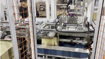 aerosol cans top filling case packer 