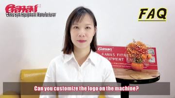 Can you customize the logo on the machine