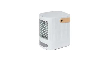2022 Home Car Desktop Portable Mini Air Conditioner Fan USB Rechargeable Evaporative Portable Air Coolers Fan With Handle1