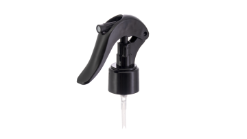 24/410 black smooth mini trigger sprayer with locking ship clip