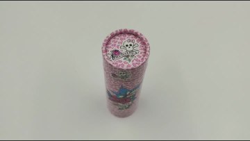 paper tube with pattern