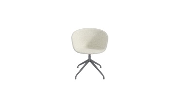 Modern Heart Cone Chair Customized Bold Colors Performance Fabric Velour Velvet Upholstered Lounge Accent Winged Swivel Chair
