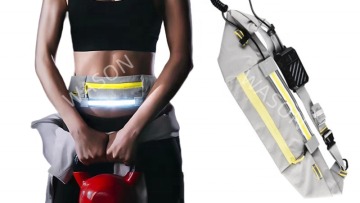 New Waterproof TYPE-C Rechargeable Running Led Waist Bag Pack Outdoor Sports Belt Bag Night Warning Visible Fanny Pack Light1