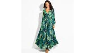 Wholesale Womens Trendy Clothing From China Sexy Women Floral Maxi Dress1
