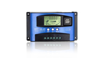 MPPT 30A 40A 50A 60A 100A Charger Controller Dual USB LCD Display 12V 24V Solar Cell Panel Charger Regulator with Load1