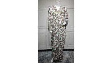 Floral Print Open Abaya Cardigan (1)