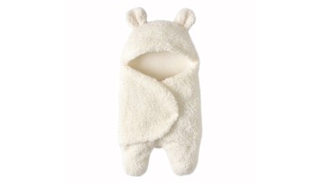 Infant Baby Boy Girl Swaddle Sleeping Wrap Blanket Photo Prop Little Ear Hoodie Warm Blanket Bear Outfits For Baby Sleeping Bag1
