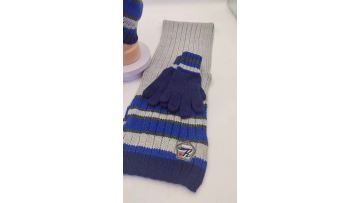 CF-T-0028 knitted beanie scarf gloves set (1)