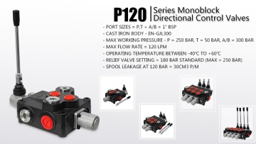 1P120 Series Monoblock Control Valves