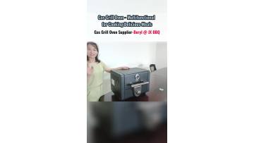 Gas grill oven