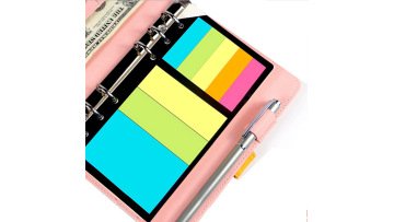 black card sticky notes