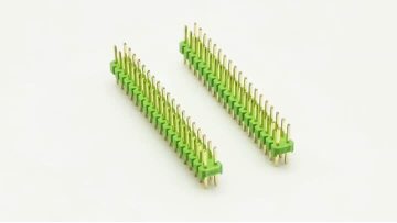 2.0mm Pitch Pin Header Connector Dual Row Straight SQ0.5mm H:2.0mm 2*19P Green