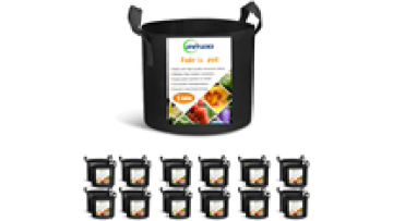 Grow Bags, Heavy Duty Thickened Nonwoven Fabric Pots Container with Reinforced Handles, Vegetable/Flower/Plant Grow Pots1