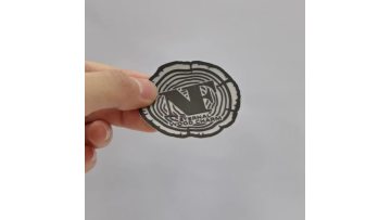 Textured silicone heat transfer label