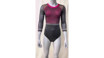 rhinestones gymnastic leotards
