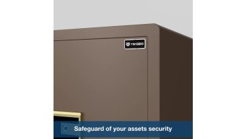 coffee gold color digital lock big safes office safe box1