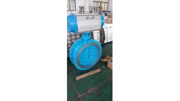 Pneumatic ventilation butterfly valve