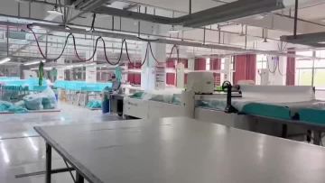Fabric workshop processing and cutting