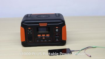 1000 Watt China Wholesale Price 110 Valt Charging Rechargeable Pure Sine Wave 1000W Portable Power Station for RV1