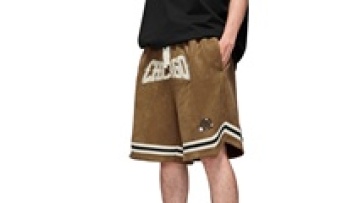 Custom Blank Distressed 100% Cotton Basketball Gym French Terry Shorts Men1