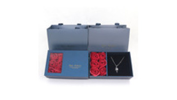 Custom Logo Necklace Ring Bracelet Earrings Jewelry Box Luxury Jewelry Gift Box Jewelry Packaging Box Set1