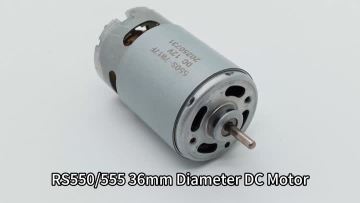 550 Oil-lubricated Motor | Rectangular Iron Cover Brushed DC Motor Power Test