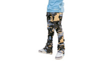 Distressed Ripped Homme Fashion Custom Skinny Jeans Stacked Mens Jeans1