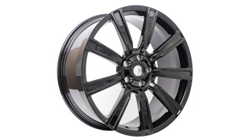 22 INCH RANGE ROVER FORGED RIMS GLOSS BLACK STORMERS WHEELS