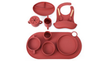 China Biodegradable Disposable Tableware Set Bowling Baby Silicone1