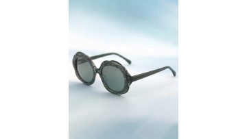 Unique Polygon Acetate Women's Sunglasses 24A8125