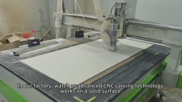 solid surface shower wall & CNC machine