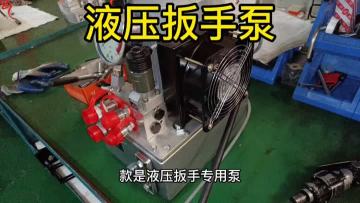 Hydraulic torque wrench assembly +electric pump