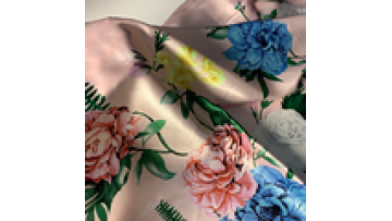Factory Sale 100% Polyester Satin Crepe Floral Print Fabric Odm Oem For Sleep Wear1