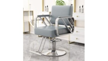 Low price Free sample Lifting rotating  PU leather stainless steel beauty salon swivel hair cutting styling barber chair1