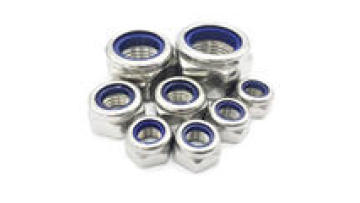 DIN985 Stainless Steel Security Round Lock Ring Nut / Nylon Insert Lock Nut Insert DIN 985 Nylon Nut1