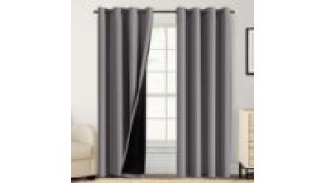 American style wholesale  bedroom cheap 100% blackout ring curtain for windows living room hotel curtain wholesale factory1