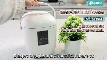 Portable 0.9L Small Japanese Rice Cooker