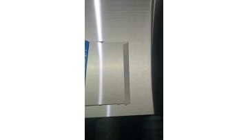 Stainless steel No. 4 + HL sample processing