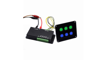 12V 6 Circuit Light bar Switch Panel kit For Marine Car Boat With Pre-Wire1
