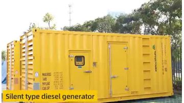 Container type generator set