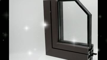 Powder coated window