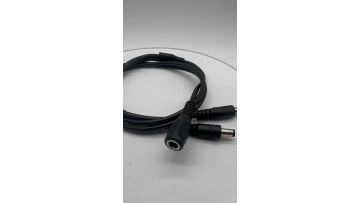 DC supply splitter cable with 2 DC5521 male