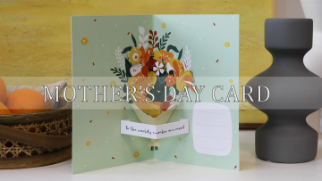 2023 Novelty Elegant Flower Happy Mothers Day Card Custom Print Paper Handmade Folded 3D Pop Up Greeting Cards with Envelopes1