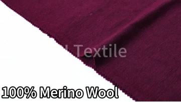 100% Wool Light Weight Jersey Fabric